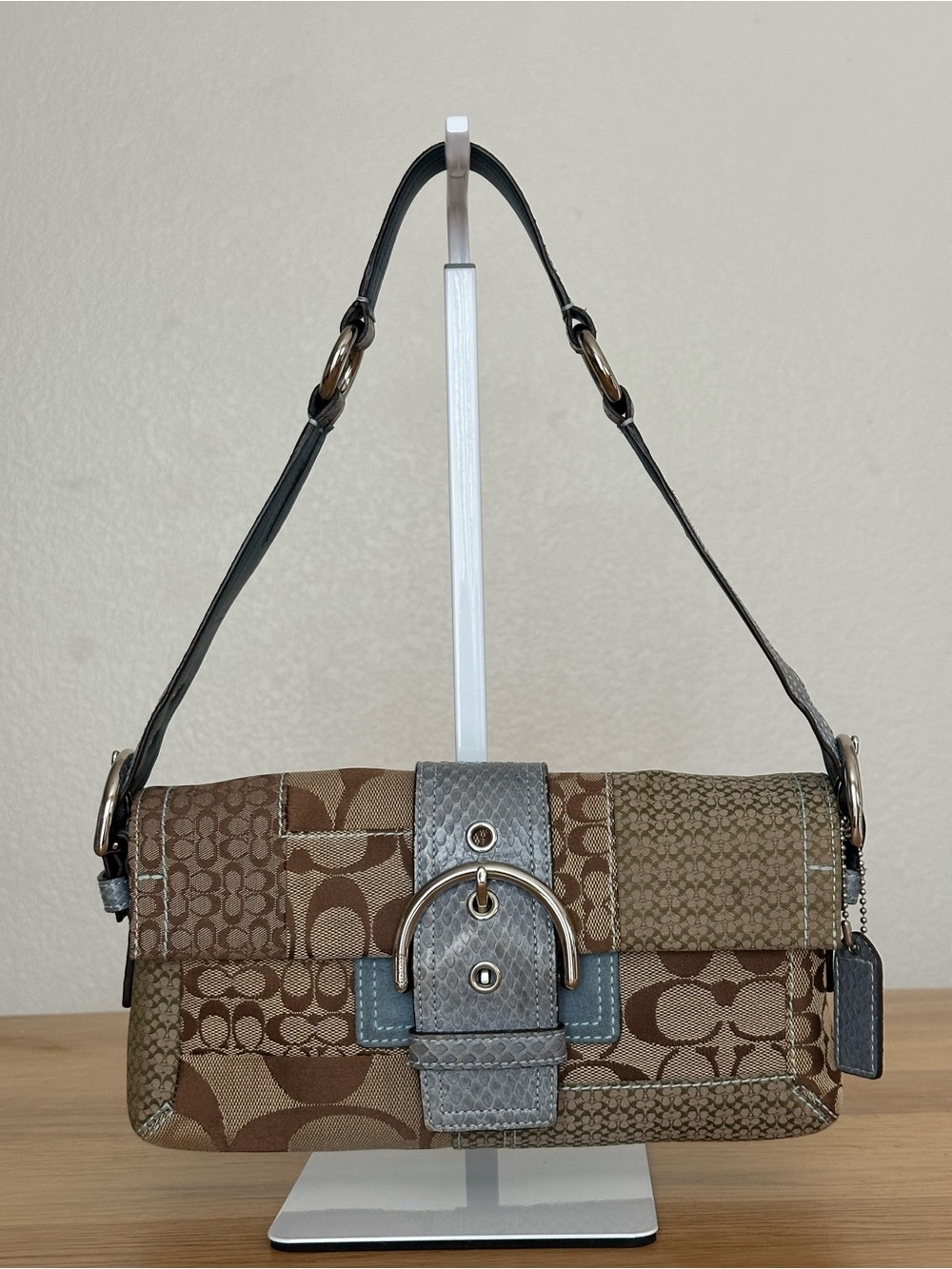 Coach Patchwork Shoulder Bag - Picture 2 of 16